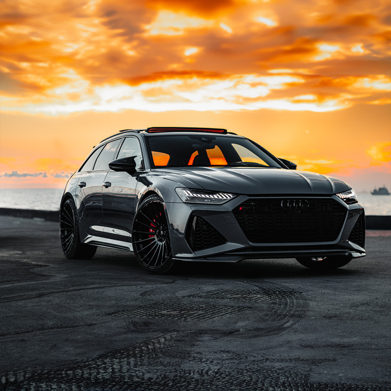 Frontansicht des Audi RS6 C8 