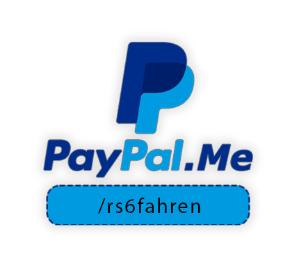 Willst du dich bedanken, den RS6 C8 aus Dank betanken?